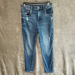Simply Vera Verawang Distressed SkinnyAnkle Jeans Size 8
